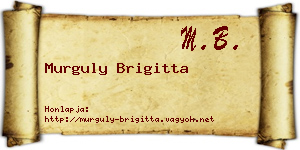 Murguly Brigitta névjegykártya